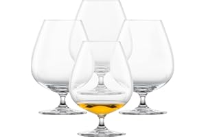 SCHOTT ZWIESEL Vasos de coñac XXL Bar Special (set de 4), copas refinadas para coñac, cristal Tritan apto para lavavajillas, fabricado en Alemania (art. nº. 123633)