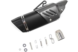 SAGREENY Universal 1.5" 2" Inlet Slip On Exhaust Muffler Baffle Without DB Killer for Dirt Bike Street Bike Motorcycle Scooter ATV