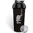 Lifelong Protein Shaker|Stylish Protein Shaker Bottle|Sipper Bottle|Gym Bottle for Protein- 700ml (LLSHB01, Black, 6 Months Warranty)