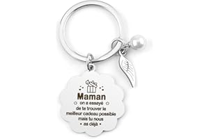 RGHSZ Cadeau Fête Des Mères,Cadeau Maman,Porte Clé Maman,Cadeau Maman Anniversaire,Cadeau Pour Maman,Cadeau Naissance Maman,Future Maman,Cadeau Moins De 10 Euros,Petit Cadeau Pas Cher