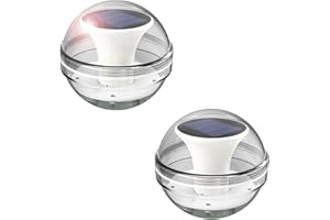 MORXINLE Solar Schwimmende Pool Beleuchtung,Solar Wasser Schwimmende Lampen IP65 Wasserdicht Schwimmkugel Pool Licht Farbwechsel Poolbeleuchtung Dekoration für Teich, Aquarium,Brunnen, Badewanne Pool-2Stück