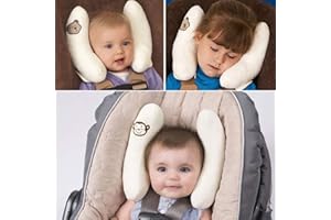 STOHUA Inchant Einstellbare Kleinkinder und Baby-Ansatz Kopf Unterstützung, U-Form Kinder-Spielraum-Kissen-Kissen für Auto-Sitz, bietet Schutz Sicherheit für Kinder