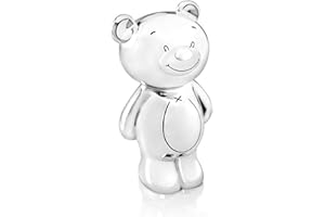 Zilverstad Salvadanaio Twinkle, in Lega di Zinco, Argento (Silber), 70x83x145mm