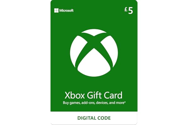 Xbox Gift Card | 5 GBP | Digital Voucher | Xbox One, Series ...
