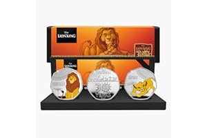 FANTASY CLUB Set de 3 Monedas Coleccionables del 30º Aniversario de El Rey León (1994-2024) Edición Luxe – Incluye Certificado de Autenticidad y Estuche de Lujo