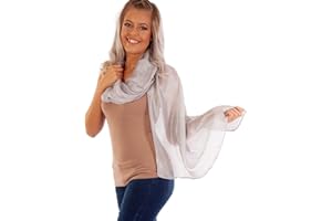 DOLCE ABBRACCIO by RiemTEX Schal Damen PRIMA DONNA Stola Tuch aus Wildseide Tücher in 31 Unifarben Halstücher Seidentuch Schals Damen Halstuch Seidenschal