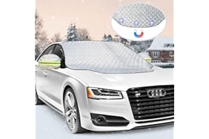 FRECOO Copertura Parabrezza Auto, Protezione Parabrezza Antighiaccio con Magnete e Copertura specchietto retrovisore, Anti-Gelo Antighiaccio Copri Parabrezza Adatta Maggior Parte di Auto,183 x 116cm