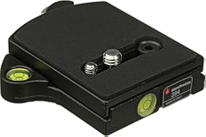 Manfrotto 394 RC4 Low Profile Rectangular Rapid Connect Adapter with 410PL Plate Included, Universal, Quick Release System, Ideal for Any Tripod