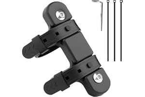 KNOCERY Soporte adaptador para botella, universal, accesorios de equitación con correa antideslizante, soporte adaptador para botella, sin tornillo, color negro