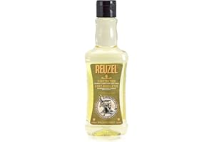 Reuzel 3-In-1 Tea Tree Shampoo - Cleanses Hair and Body - Soothes and Moisturizes Your Skin and Is Ideal for Overall Scalp Care - Rinses Clean and Can Be Used Daily - 350 ml