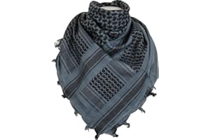 Mil-Tec Shemagh szalik męski, Niebieski/czarny, rozmiar uniwersalny