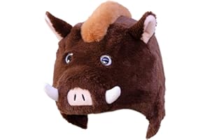 CRÉATIONS DANI Couvre Casque Peluche Sanglier Dani Creations