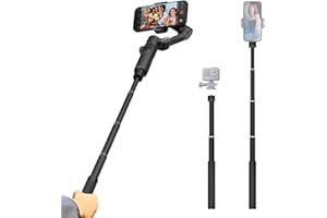 AOCHUAN Gimbal-Verlängerungsstange, 29" Verlängerungsstange für DSLR-Kameras, Verstellbarer Selfie-Stick mit 1/4-Schrauben-Schnittstelle, kompatibel mit Einer Reihe von Handheld-Gimbal