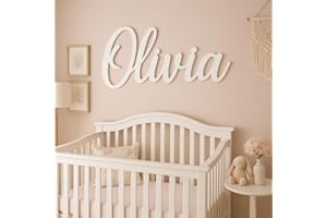 Prénom bois de 20 cm à 96 cm décor de chambre d’enfant personnalisé fait à la main