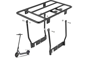 ulip Porte-Bagages Arrière Trottinette Étagère à Bagages pour Xiaomi M365 Pro Pro2 1s Mi3 Accessoires de Scooter Noir