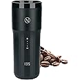 Nebula Smart Travel Mug | Temperature Controlled Flask | Ideal for Baby Bottles, Travel & Work | Wireless Charging, Spill-Proof Lid, Car Cup Holder Compatible & Long Battery Life | Black | 355ml