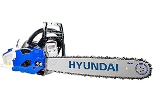 Hyundai HYC5620 Tronçonneuse à essence 56 cc avec barre Oregon de 50,8 cm