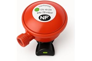 NUTRIOLI PROGA Detendeur Clip Antargaz Calypso Elfi Butane Rouge Primagaz Twiny Butane