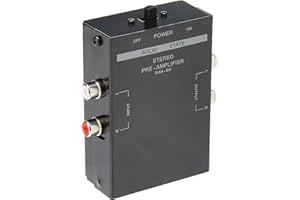 PROSIGNAL PRO SIGNAL Stereo Phono Preamplifier – RIAA Low-Noise Preamp for Magnetic Phono Cartridges (PSG03927)