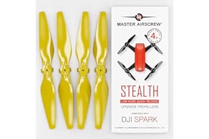 Master Airscrew Stealth Propellers for DJI Spark - Yellow, 4 pcs