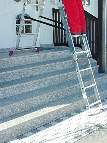 Krause Corda Alu VielzweckLeiter Treppenleiter 3×8 Sprossen Stehleiter - 5