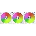 Lian Li UNI AL120 V2 Addressable RGB White 120mm Fan Triple Pack with Controller