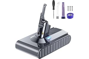 BATTOOL 8000mAh Akku für Dyson V8 SV10 Ersatzakku für Dyson V8 Akku Serie kabelloser Staubsauger, V 8 Absolute Animal Filter Motorhead Fluffy, Kompatibel mit für Staubsaugern
