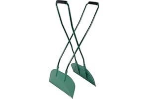 Crystals Grabbers - Grabber per foglie con manico lungo, resistente, raccoglie foglie con manici, facile da raccogliere per mantenere il giardino in ordine, verde