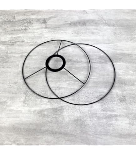 Lealoo Grand Set D'Ossature Noir Diam. 80 Cm Pour Suspension