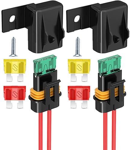 Fusibili A Linguetta 30A Aerzetix | Confezione Da 10 Pezzi | Per Portafusibili Corrente Forte