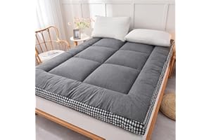 GYCS Materasso Futon Addensato, Materasso da Pavimento Giapponese Spesso Portatile, Materasso Futon, Comodo Arrotolabile, Materassino Pieghevole Spesso, Letto per Gli Ospiti,10,120x200x8cm