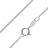 SilverAmber Jewellery Collana Donna a catena sottile in argento 925 - cordoli, traccia, coreana, serpente e altro, vari stili