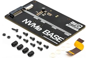 "Pimoroni NVMe Base (M.2 2230, 2242, 2260 und 2280) SSD PCIe für Raspberry Pi 5 (bis zu 800 MB/s!)