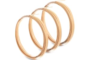 HOMSFOU 3 Rolls Bamboo Strips for Weaving Smooth Surface Flat Cane Webbing Basket Weaving Strips Thin Flat Reed Coil DIY Crafts Wicker Supplies Yellow