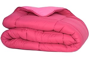 CARILLO Trapunta caldissima piumone anallergico singolo - bicolor L929 FUCSIA