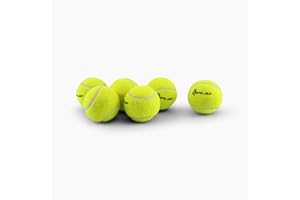 Splay Cricket Ball Perfect for Tennis Practice | Fine Quality Solid Hard Core Pressure less Ball | Soft Rubber Tennis Balls Perfect for Beginners Indoor & outdoor Practice, Consistent Bounce (Red Color)