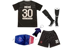 DMDMK Miami Paris Messi #10#30 2023/2024 Heim Trikot Shorts und Socken Kinder und Jugend Größe