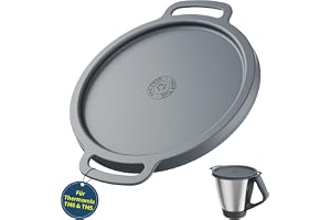 OTOmitra Couvercle en silicone pour Thermomix TM6 TM5, couvercle fraîcheur réutilisable, sans BPA, accessoire Thermomix, couvercle hermétique du bol mélangeur Thermomix, passe au lave-vaisselle