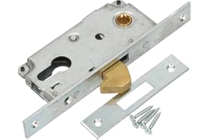 KOTARBAU® serrure à crochet pour portail coulissant serrure à crochet 72/40 serrure pour porte coulissante serrure à crochet galvanisé résistant à la corrosion pour porte d'entrée