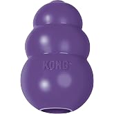 KONG Senior Chew Toy for Senior Dogs, Medium | Soft Rubber Chew Toy for Senior Dogs, Delicate with Teeth and Gums, Refillable