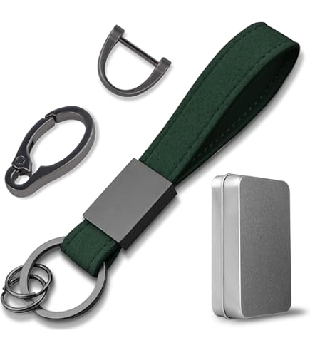 Kohlefaser Schlüsselanhänger Für Ford Ranger - Drehbarer D-Ring Anhänger