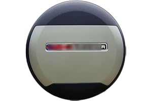 FENQING-Y Spare Tire Cover for Defender, Spare Tire Tyre Wheel Cover Plastic Protector for LR Defender 90 110 130 2 Door 4 Door 2020 2021 2022 2023 2024 2025 (Pangea Green)