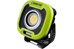 UNI-LITE Unilite CRI-1650R USB Rechargeable High CRI LED Compact Portable Work Task Light | 1650 Lumen | CCT 2700k - 6500k | Rotating Stand | Strong Magnets in Base | Car Air Freshener
