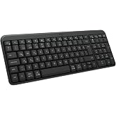 Logitech K250 Wireless Full Size Compact Bluetooth Turkish Q Keyboard, Black