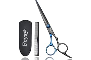 Hair Scissors Hairdressing Scissors Set, Fcysy Professional Scissors for Hair Cutting Hairdresser Scissors, Barber Scissors Haircut Scissors Hair Shears with Comb, Salon Hair Cutting Scissors Kit