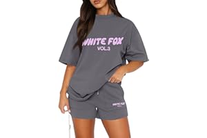 JKJFJKA Womens Tracksuit Set Summer Summer 2 Piece Outfits Causal Oversized Loose T-shirt & Shorts, Short Sleeve Workout Top & Bottom Tracksuits