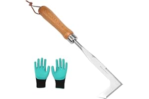 VAIAV Coltello Manuale per Diserbante,Coltello per la Rimozione delle Erbacce,Raschietto per fughe in Legno, Strumento Manuale per diserbo di Fessure