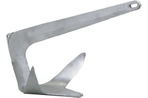 Area Shopping Ancora Tipo Bruce 10 kg per Gommone Barca per Uso Nautico in Acciaio Zincato