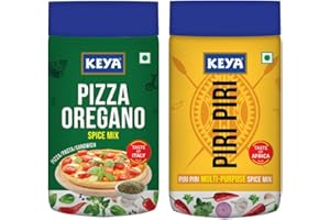 Keya Combo of Italian Pizza Oregano (80G) &Piri Piri (80G)