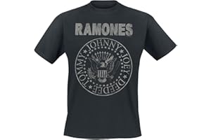 Ramones Hey Ho Let's Go - Vintage Männer T-Shirt schwarz Band-Merch, Bands